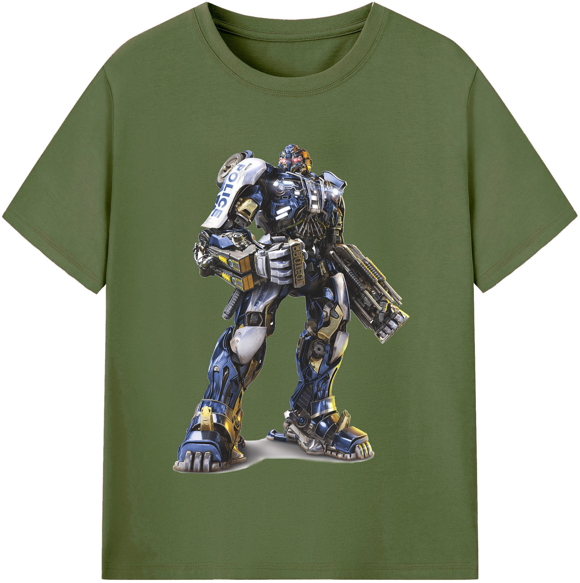 （画像用） Transformers トランスフォーマー 綿100％半袖Tシャツ（フロントプリント）